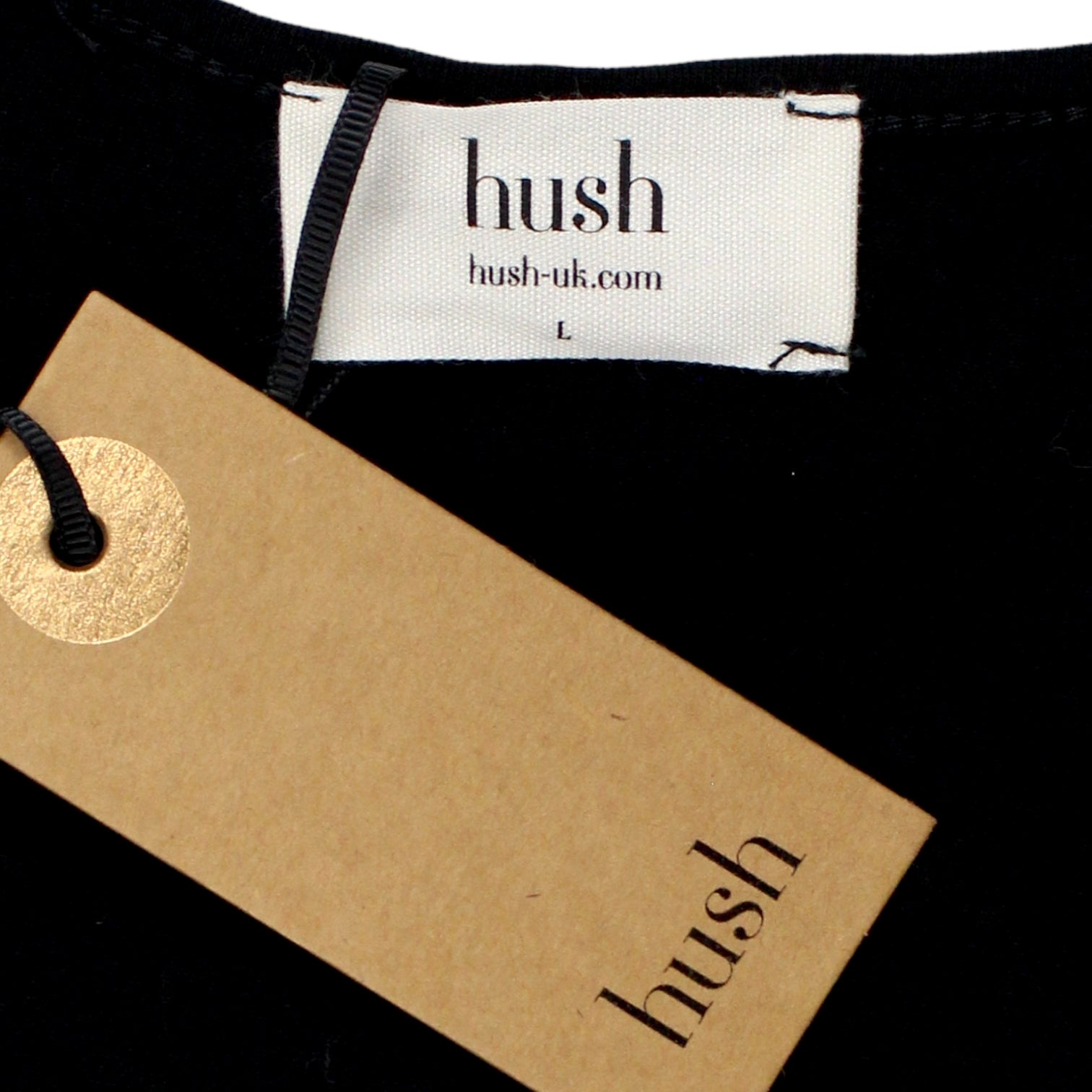 Hush Black V-Neck Vest