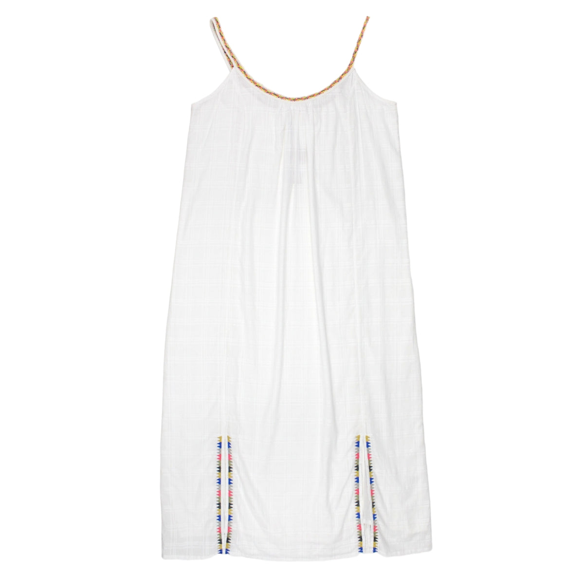 Hush White/Multi Kelsey Embroidered Dress