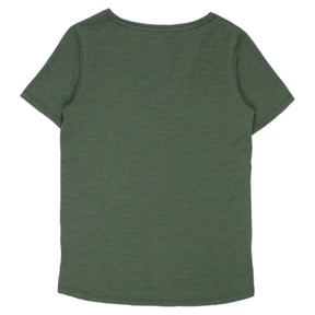 Hush Khaki Cali Slub V Tee