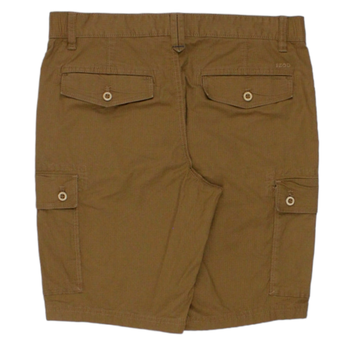 IZOD Brown Slim Fit Cargo Shorts