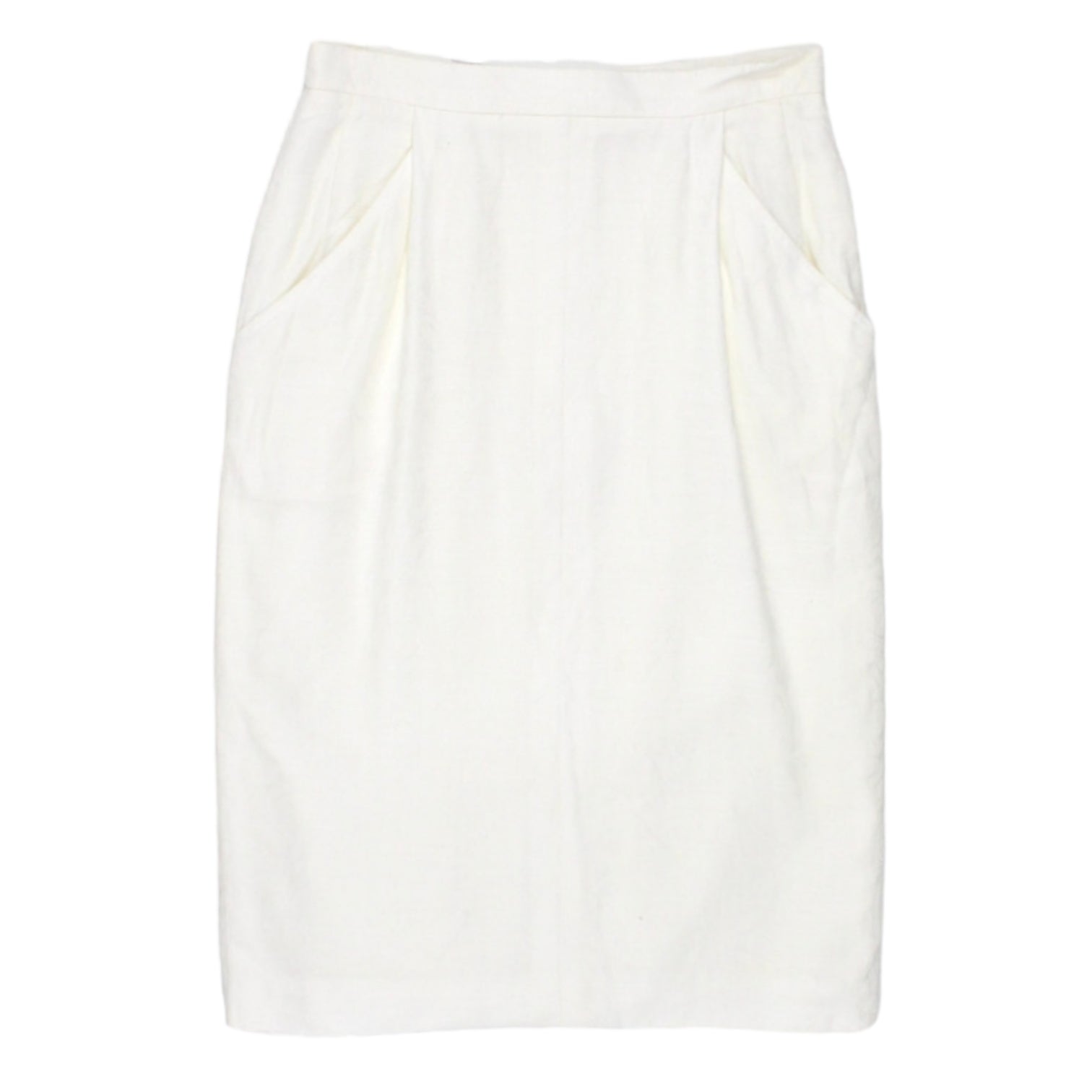 Jaeger White Jacquard Skirt