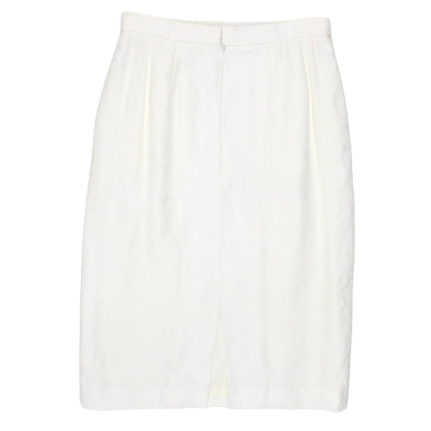 Jaeger White Jacquard Skirt