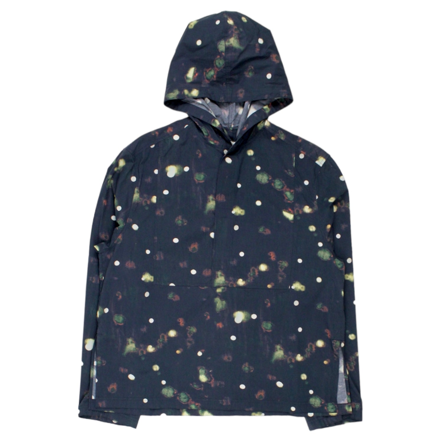 Studio Nicholson Navy Spot Hooded Top