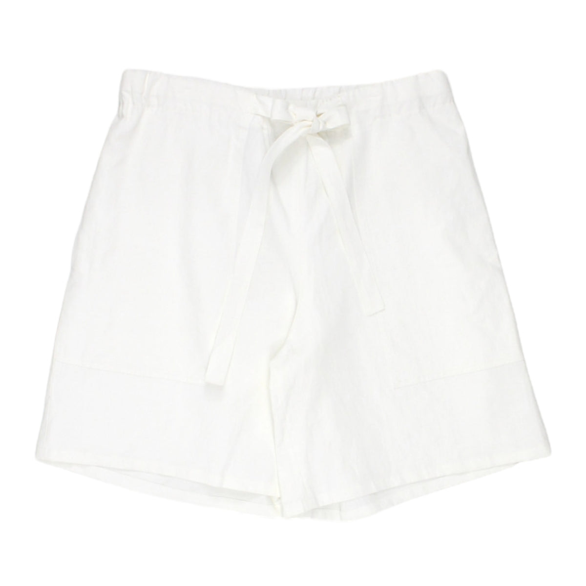 Studio Nicholson White Linen Shorts