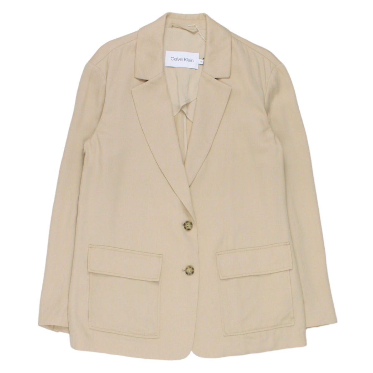 Calvin Klein Beige Utility Blazer