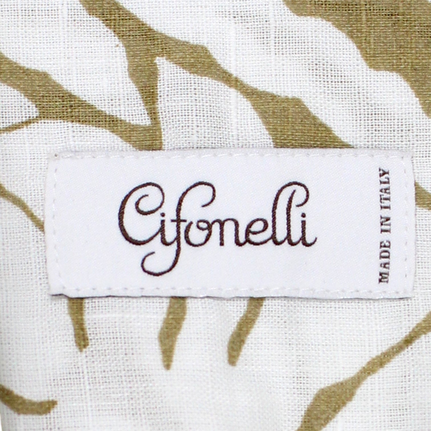 Cifonelli Sand/White Linen Shirt