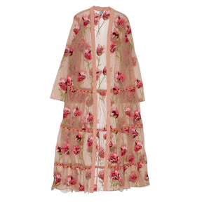 Bl^nk London Pink Embroidered Coat