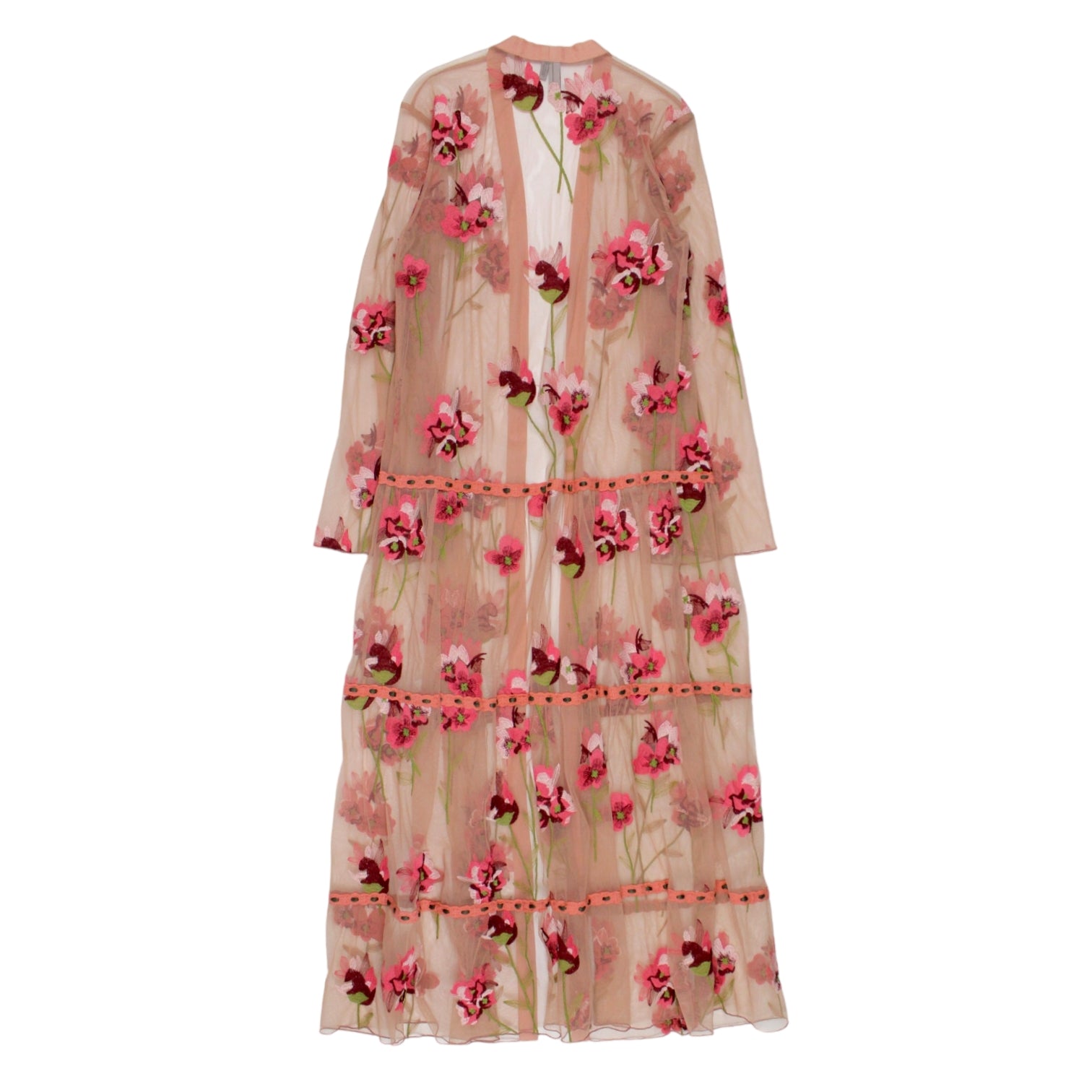 Bl^nk London Pink Embroidered Coat