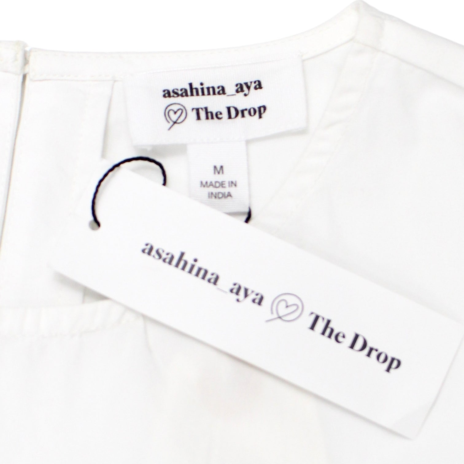 Asahina_Aya @ The Drop White Midaxi Dress
