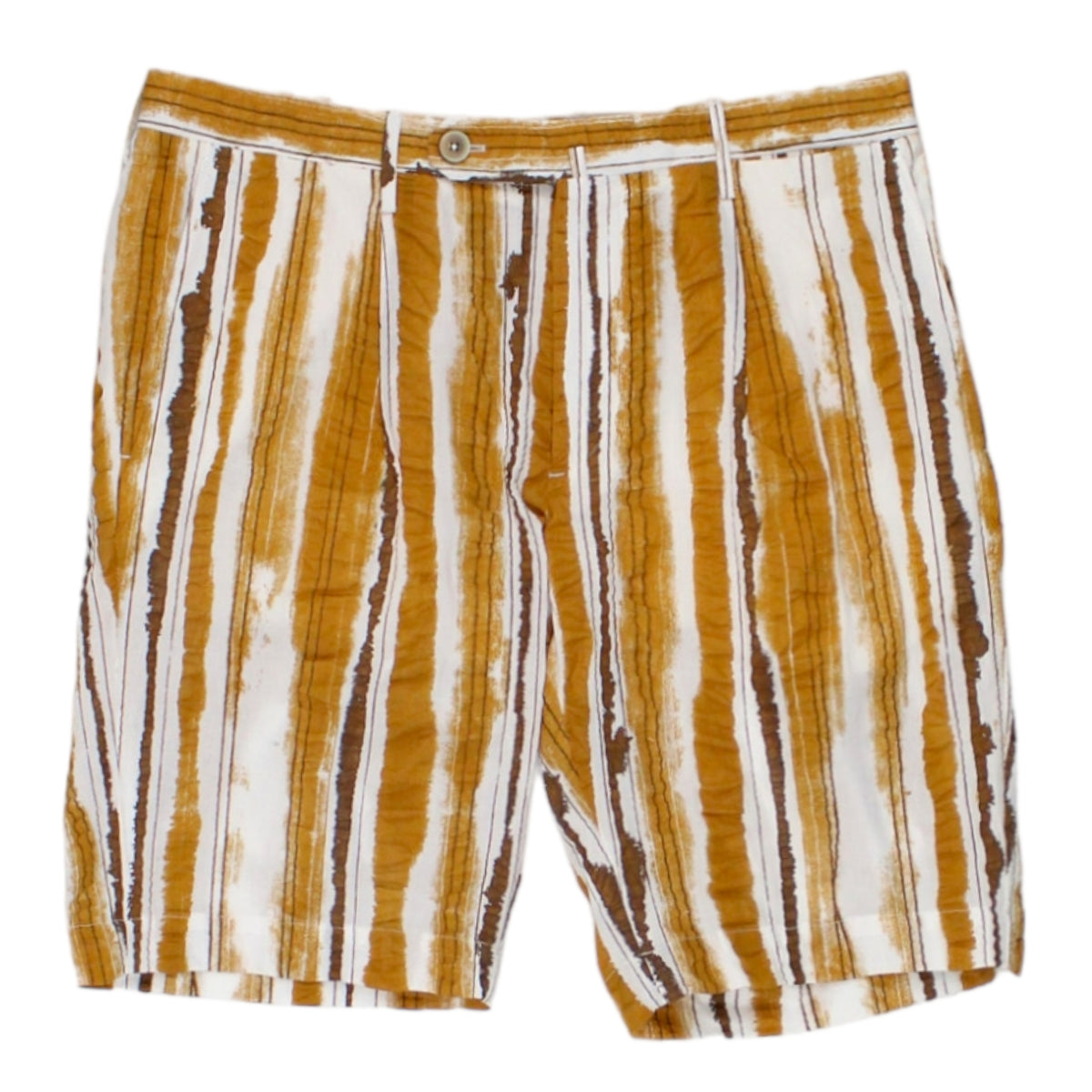 Connolly GTA Brown Brush Stroke Stripe Shorts