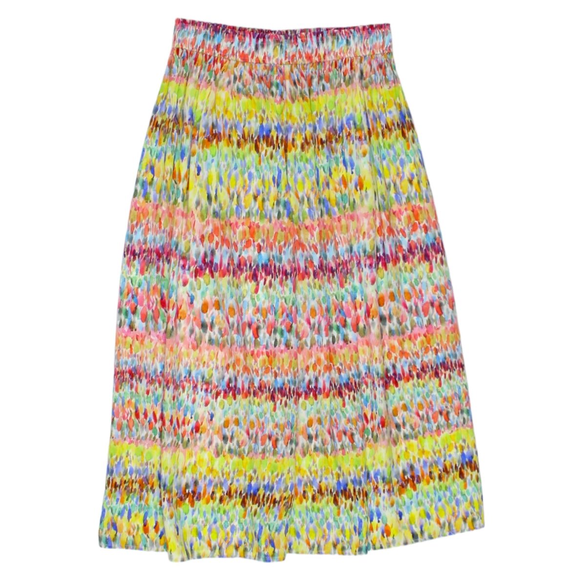 NRBY Green/Multi Liberty Silk Skirt