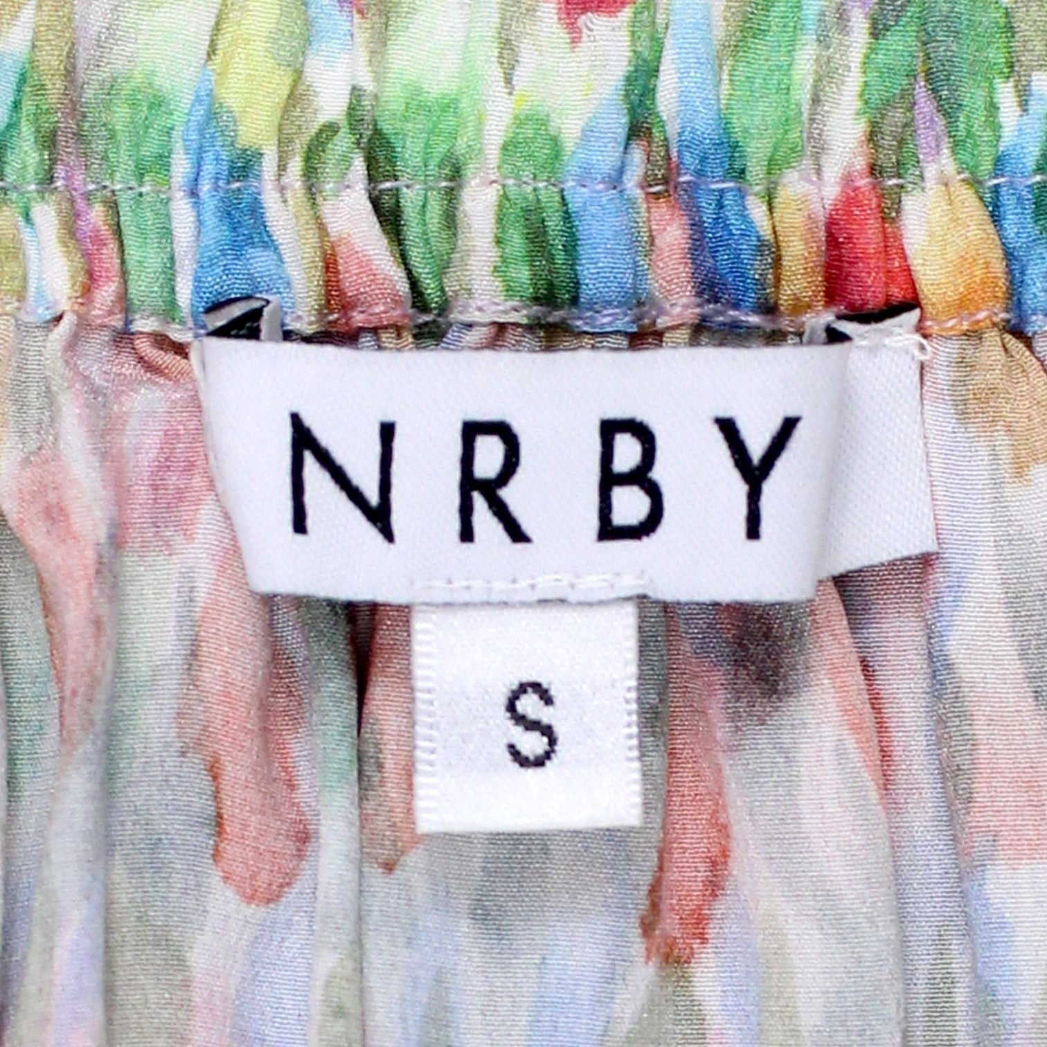 NRBY Green/Multi Liberty Silk Skirt