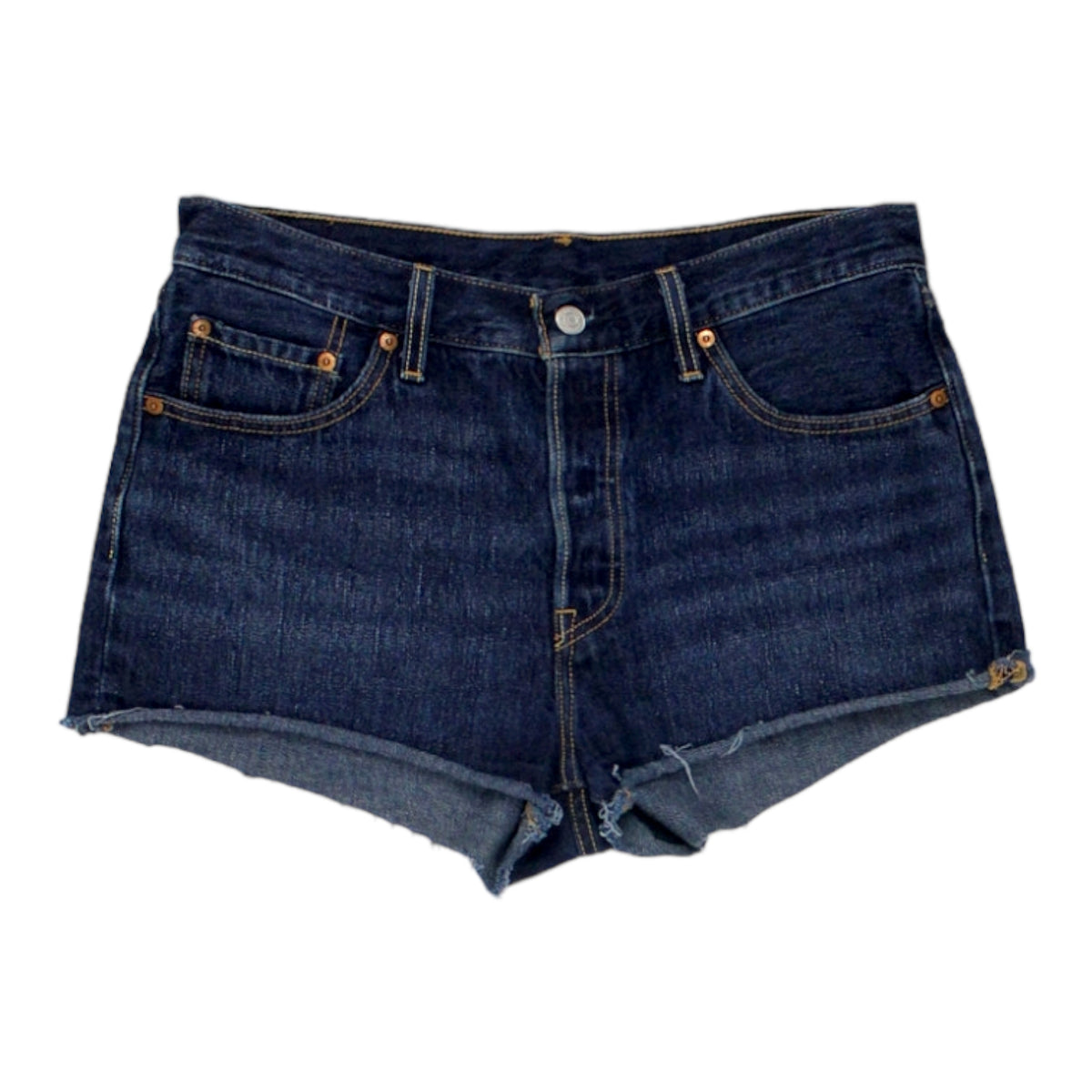 Levi's 501 Blue Denim Cut-Off Shorts