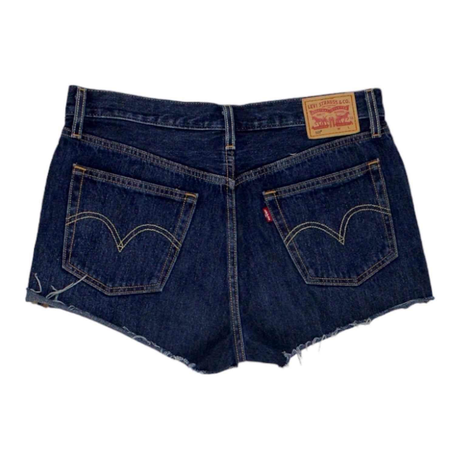 Levi's 501 Blue Denim Cut-Off Shorts