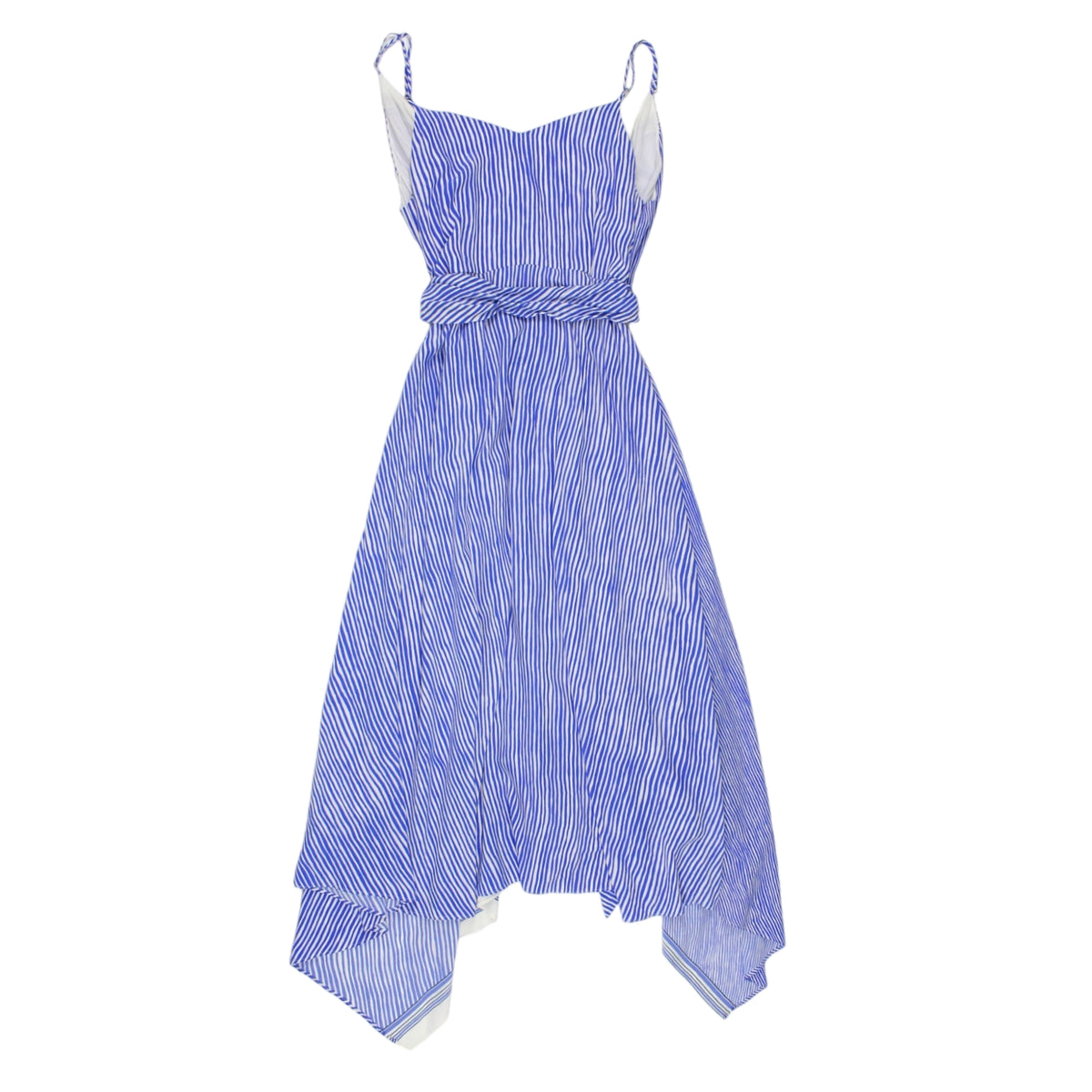 Tommy Hilfiger Blue Striped Hankerchief Dress