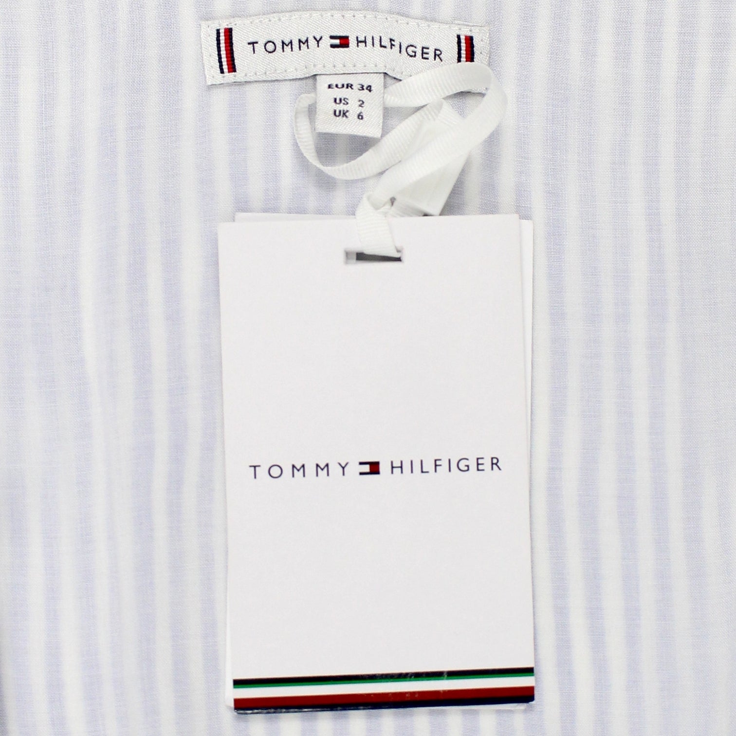 Tommy Hilfiger Blue Striped Hankerchief Dress