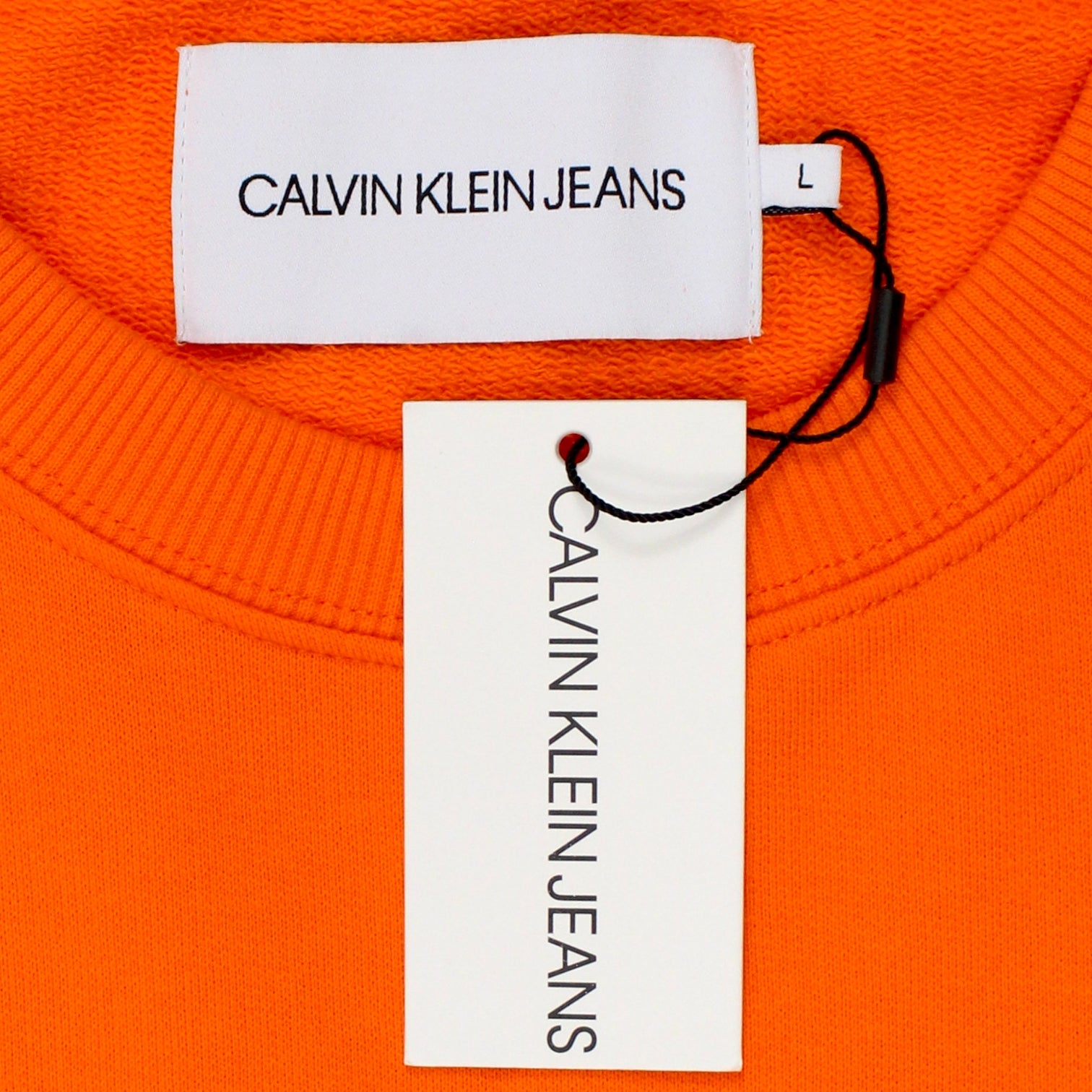 Calvin Klein Jeans Orange Logo Sweatshirt
