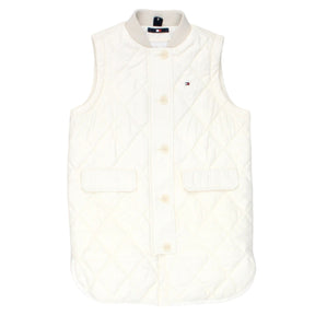 Tommy Hilfiger Cream Quilted Gilet