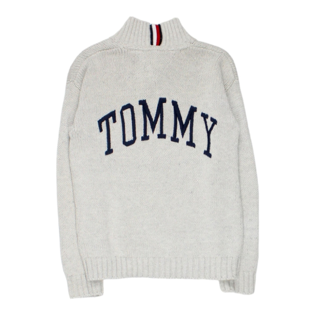 Tommy Hilfiger Grey Cotton Jumper