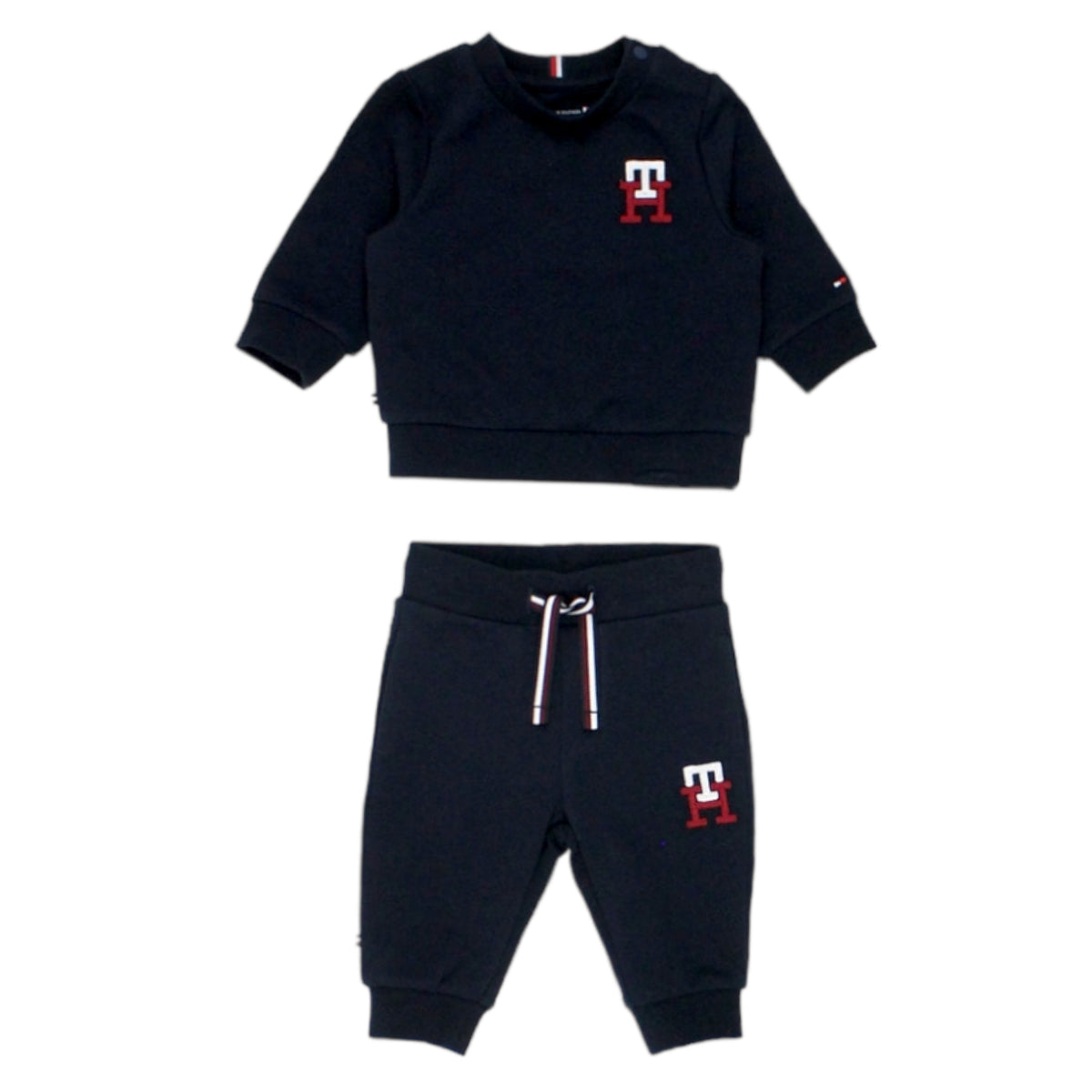 Tommy Hilfiger Navy Sweatshirt & Pants Set