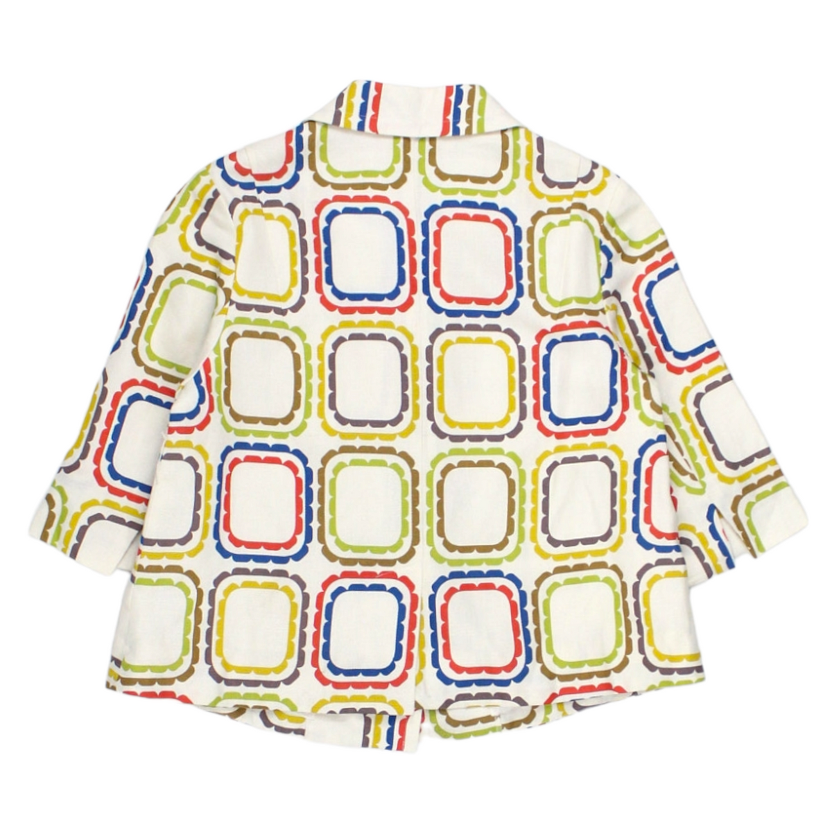 Orla Kiely White/Multi Abstract Flower Jacket
