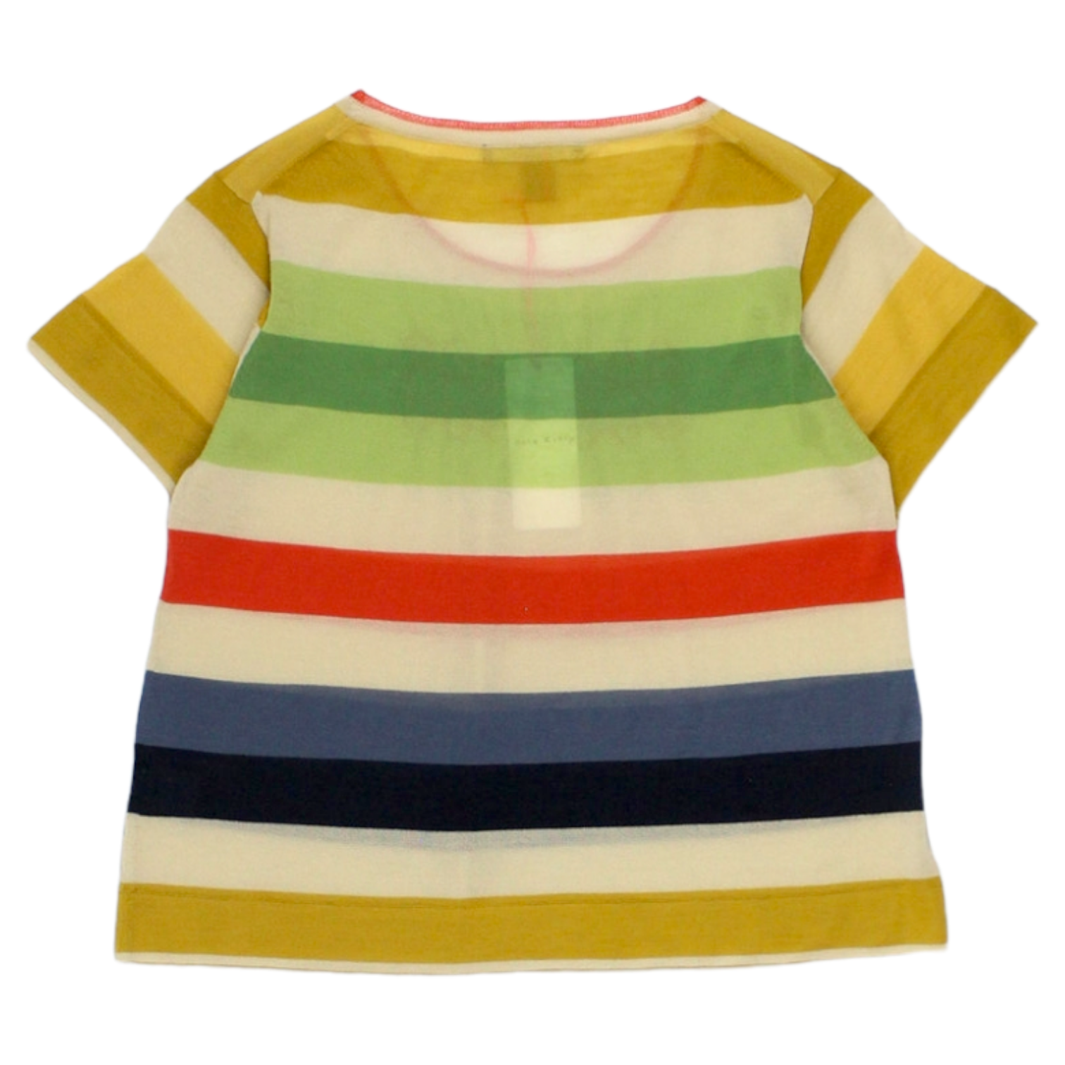 Orla Kiely Cream/Multi Smocked Cashmere Tee