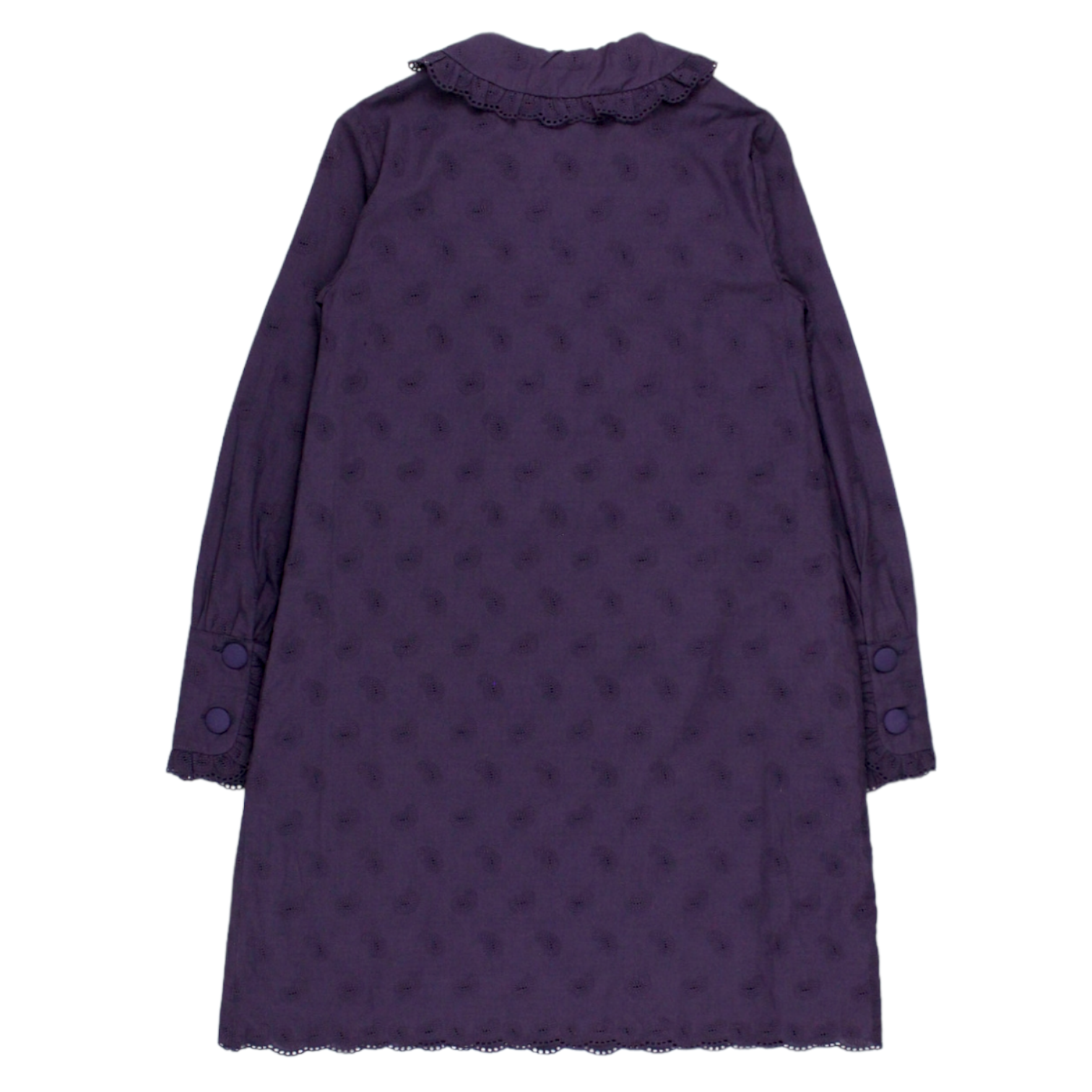 L'Orla By Orla Kiely Aubergine Paisley Dress