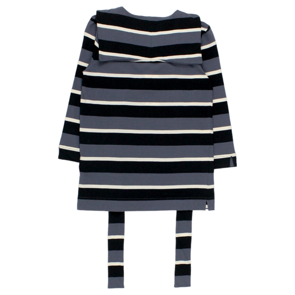 Orla Kiely Grey/Black Stripe Tie Top