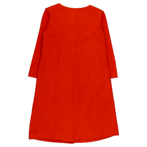 Orla Kiely Red Cotton Weave Coat