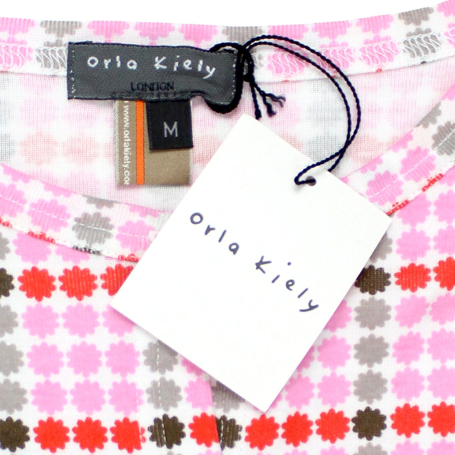 Orla Kiely Pink Floral Jersey Cardigan