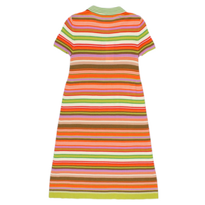 Orla Kiely Cream/Multi Stripe Dress