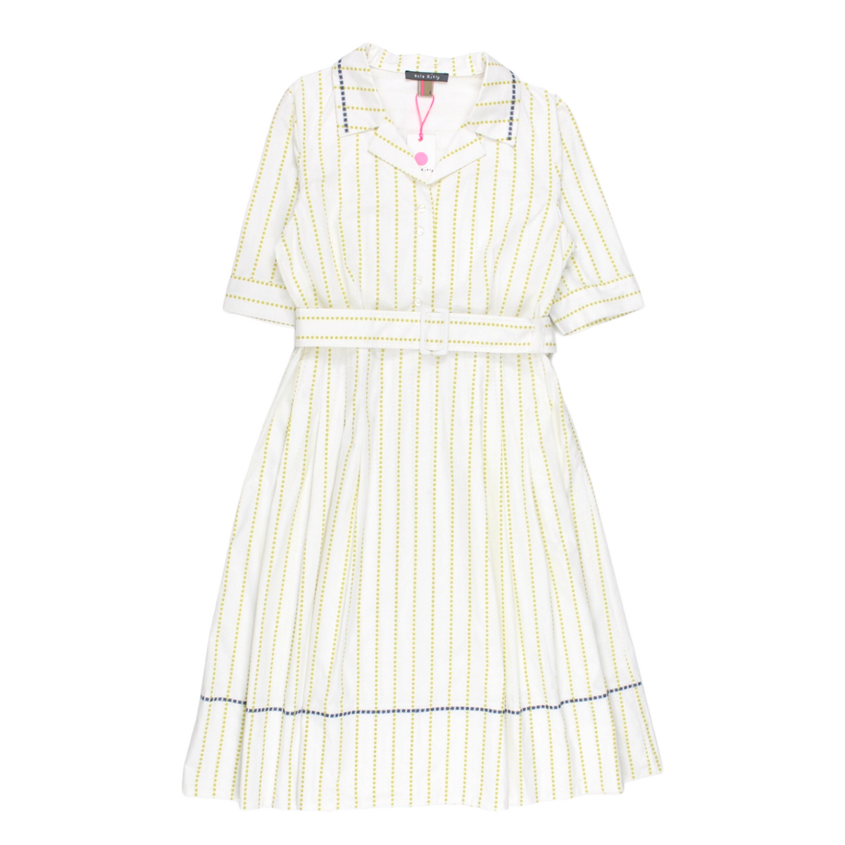Orla Kiely White Dot Print Shirtdress