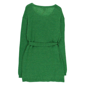 Orla Kiely Green Mohair Wrap Cardigan