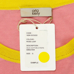 Orla Kiely Rose/Leaf Silk Cotton Sweater