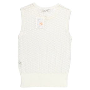 Orla Kiely Cream Pointelle Tank