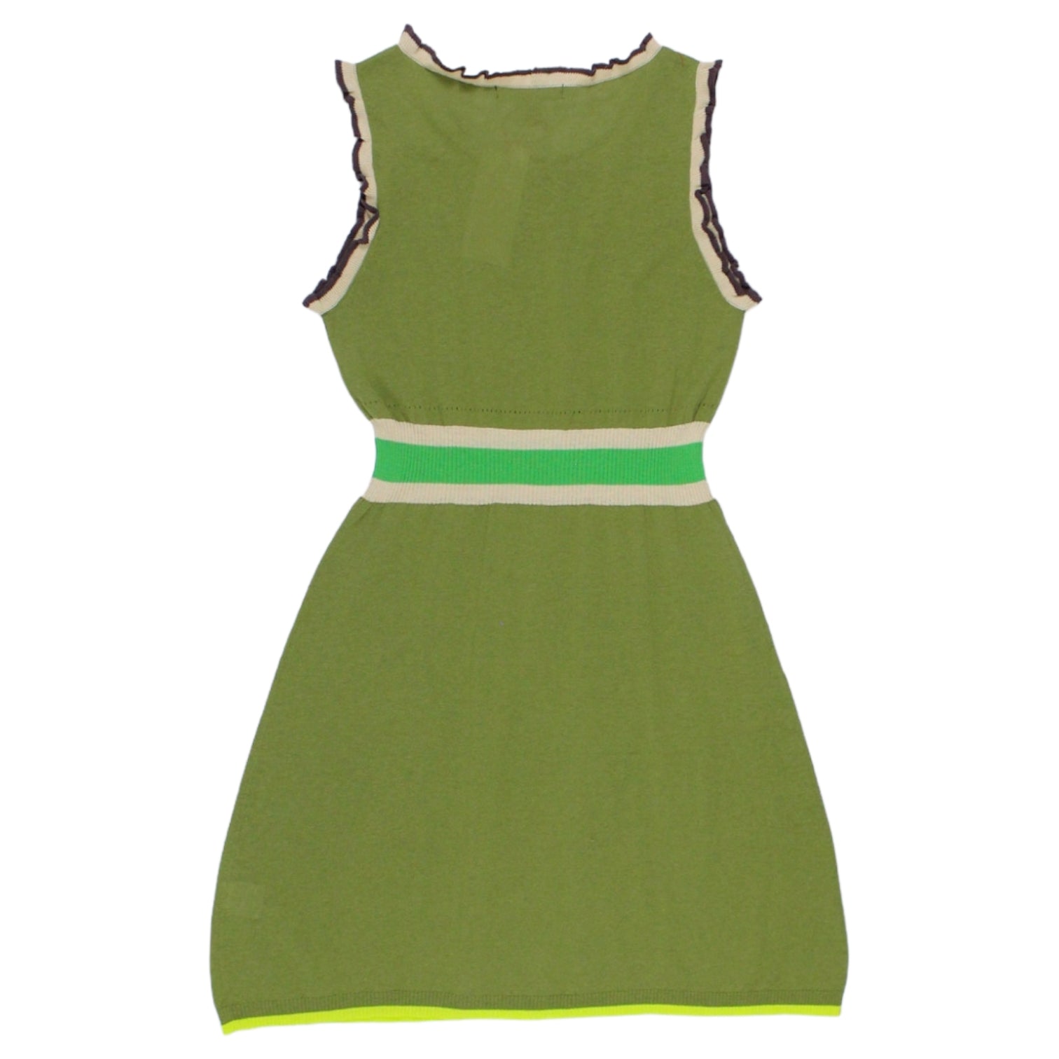 Orla Kiely Green Knit Vest Dress