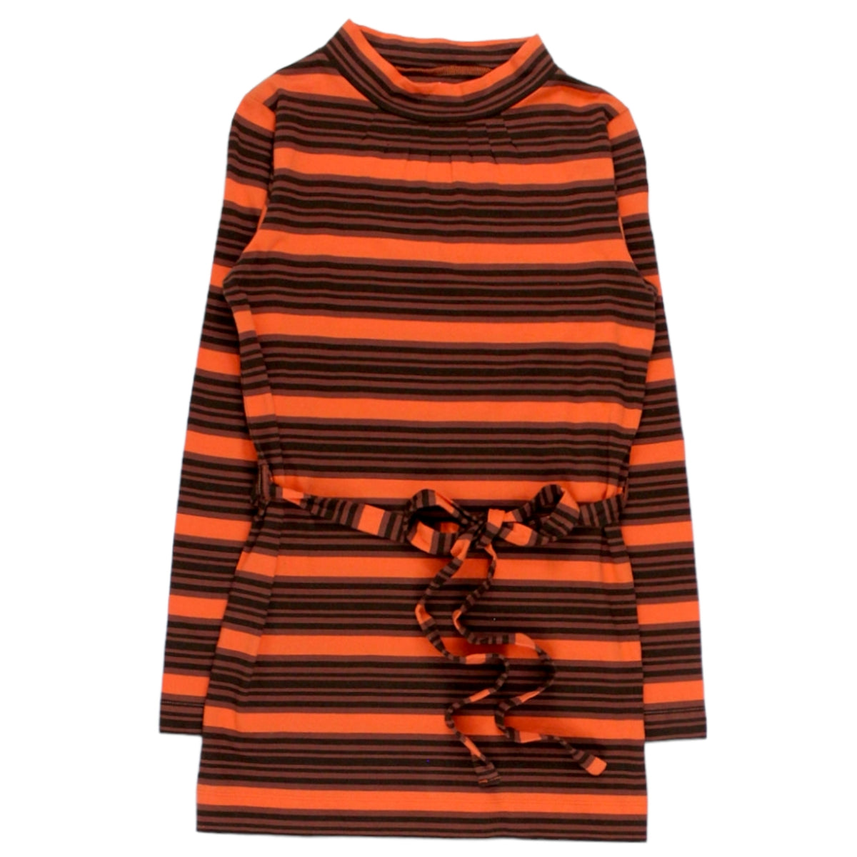 Orla Kiely Orange Belted Tunic Dress