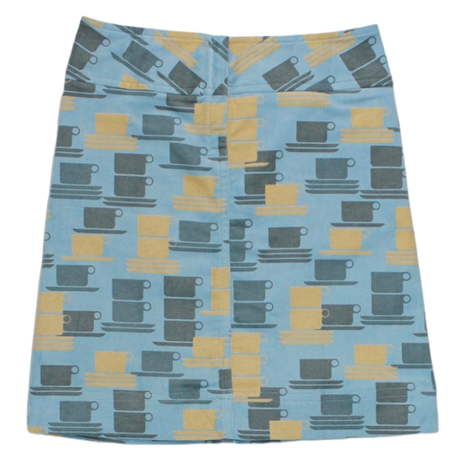 Orla Kiely Blue Layered Cups Skirt