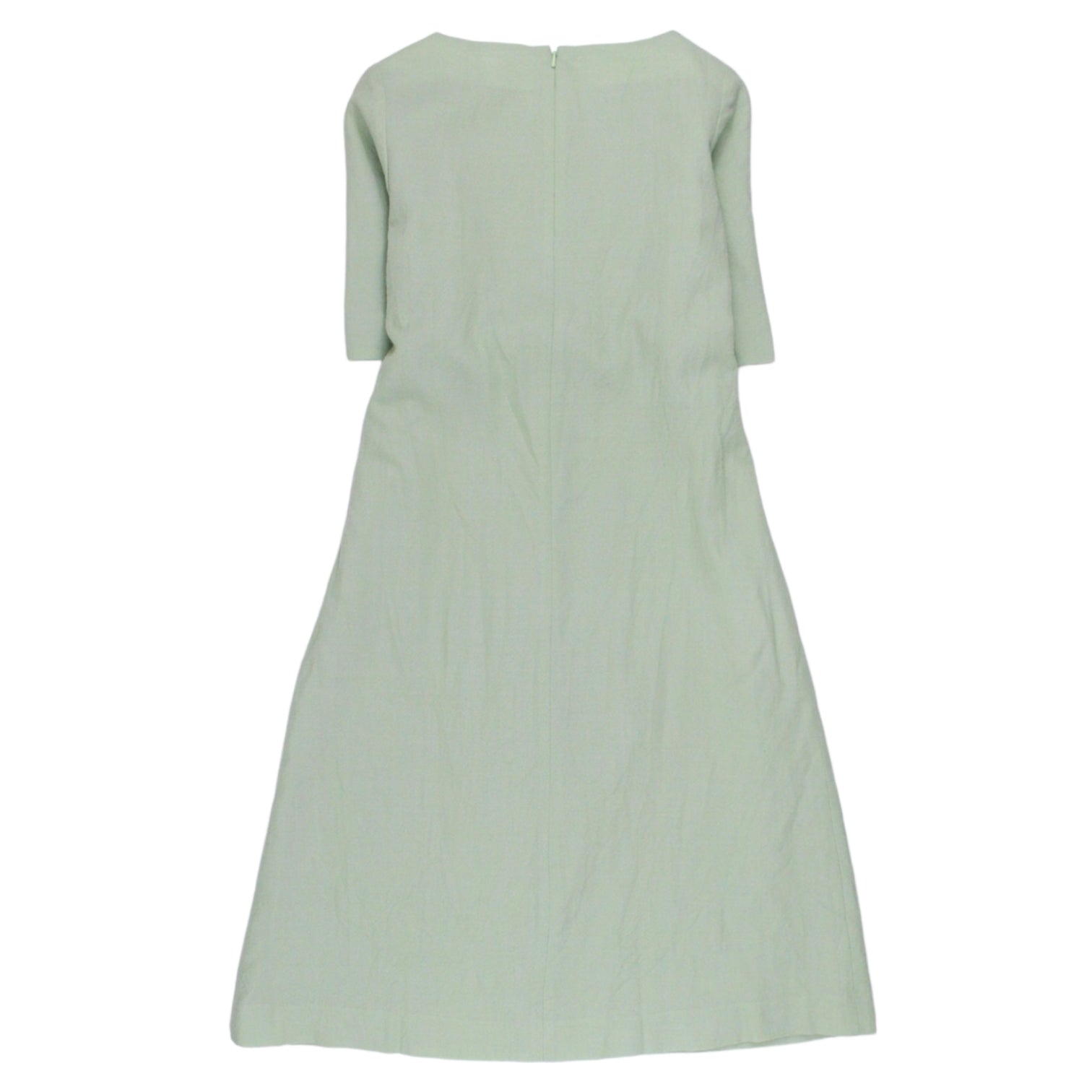 Orla Kiely Green Summer Wool Drawstring Dress