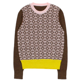 Orla Kiely Brown/Pink Floral Sweater