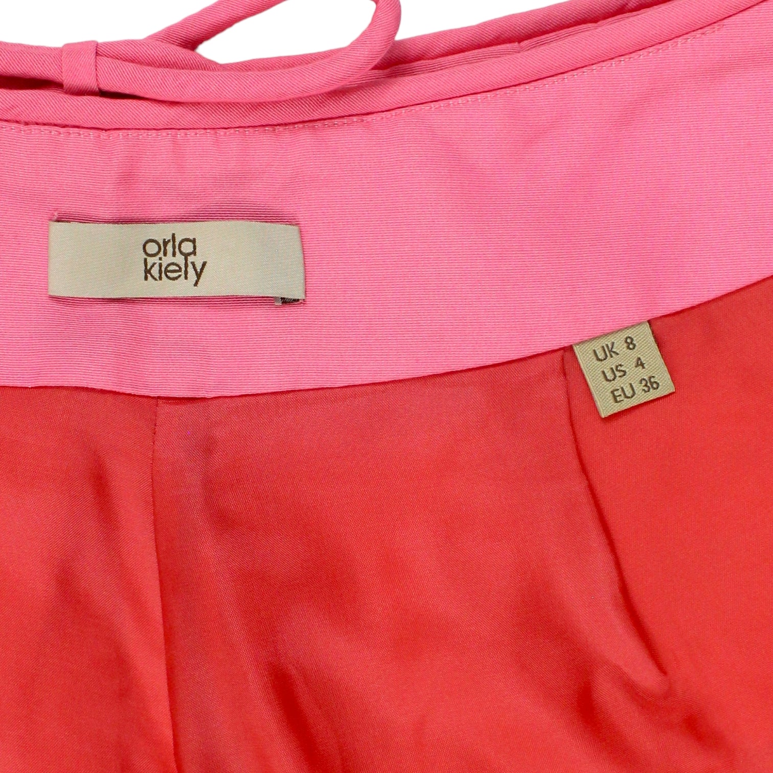Orla Kiely Pink Silk Shorts
