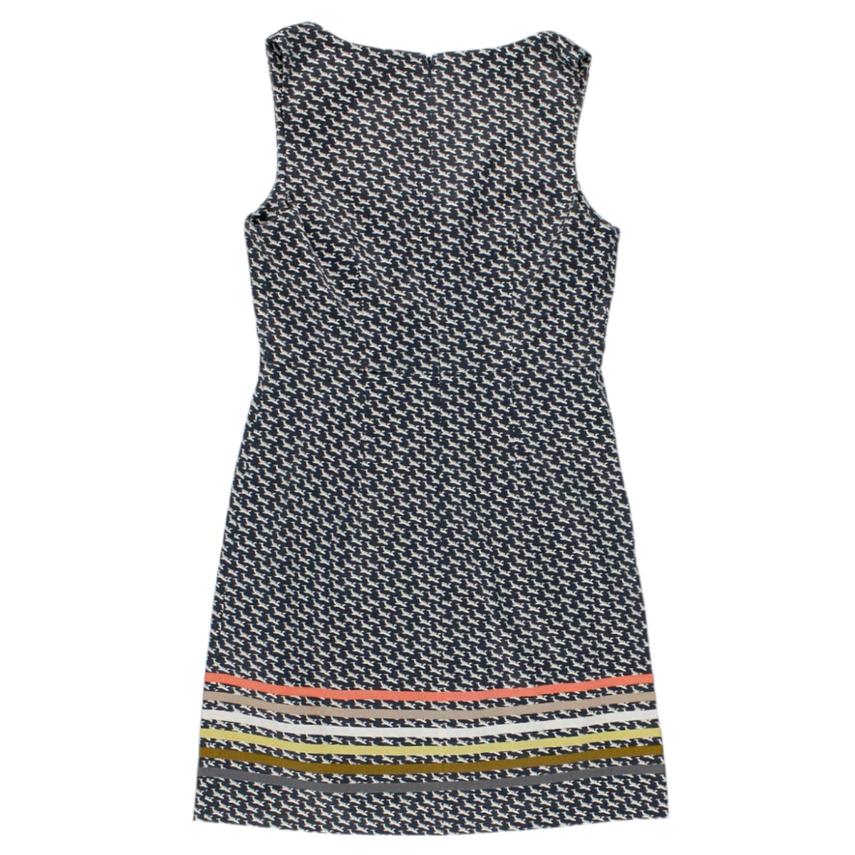 Orla Kiely Navy Aeroplane Fitted Dress