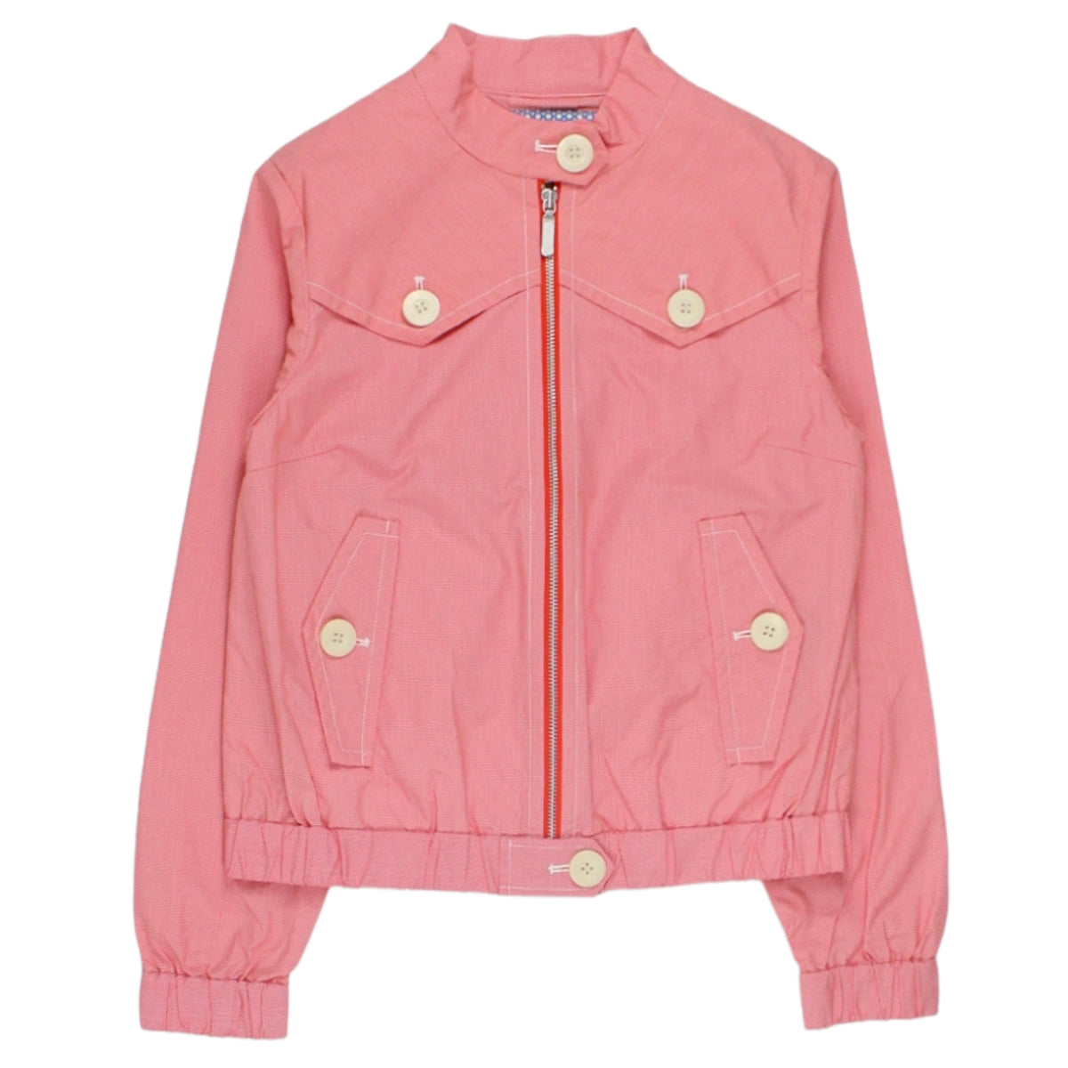 Orla Kiely Red Check Showerproof Jacket
