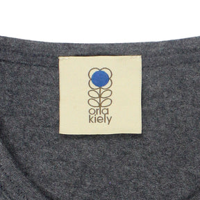 Orla Kiely Grey Floral Dot T-Shirt