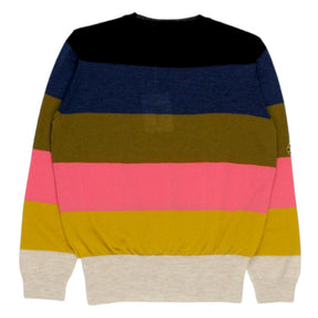 Orla Kiely Green/Multi Striped Sweater