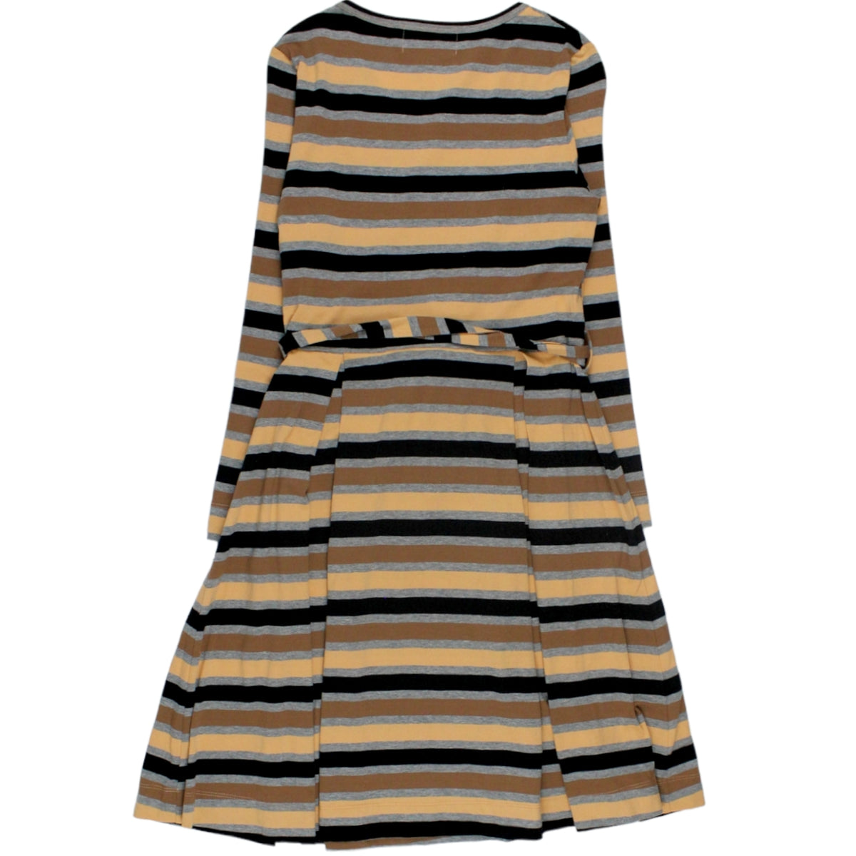 Orla Kiely Grey Striped Jersey Dress