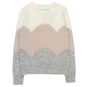 L'Orla Cream/Grey Mohair Sweater