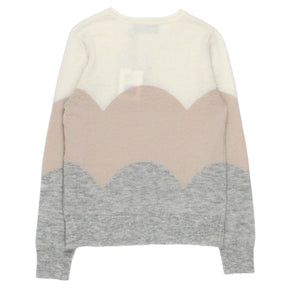 L'Orla Cream/Grey Mohair Sweater