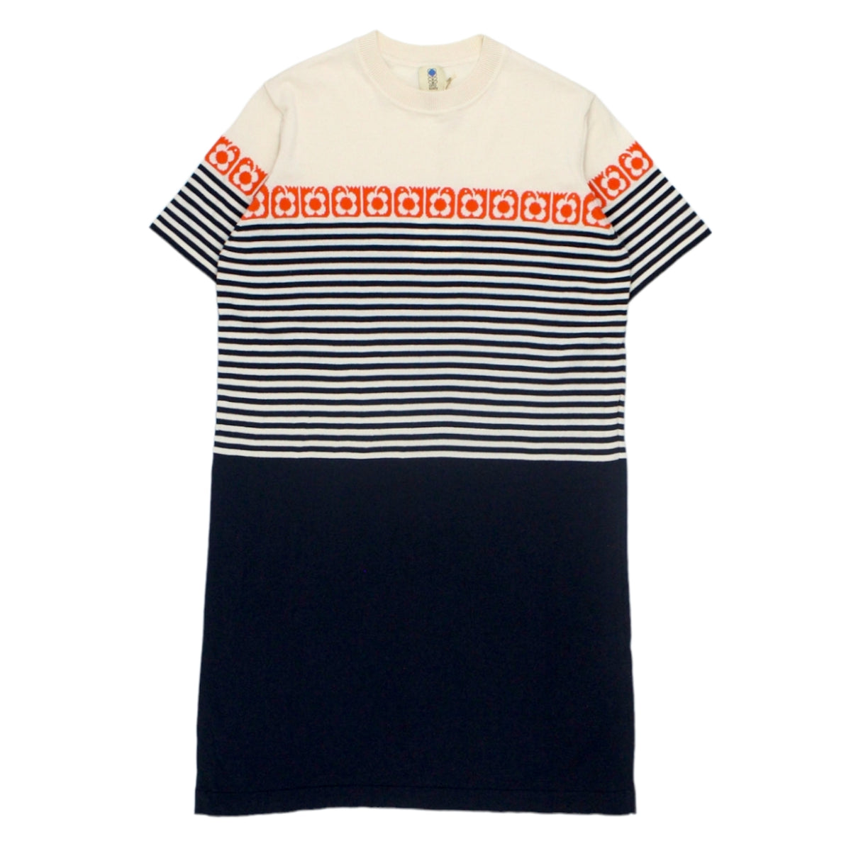Orla Kiely Navy Stripe Knit Dress