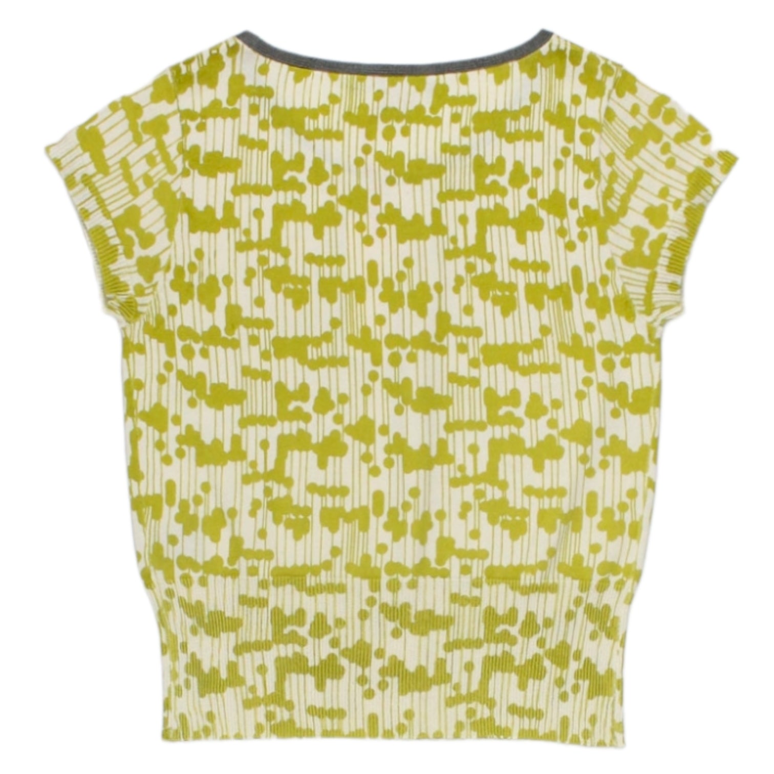 Orla Kiely Green Knit Top | Shop from Crisis Online